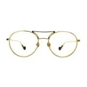 Pre-owned Metal sunglasses Moncler Pre-owned , Yellow , Unisex