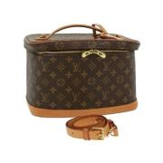 Pre-owned Canvas handbags Louis Vuitton Vintage , Brown , Dames