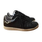 Pre-owned Leather sneakers Isabel Marant Pre-owned , Black , Dames