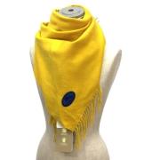 Pre-owned Cashmere scarves Burberry Vintage , Yellow , Dames
