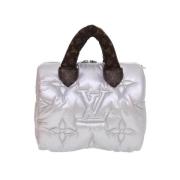 Pre-owned Nylon handbags Louis Vuitton Vintage , Gray , Dames