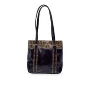 Pre-owned Draagtas Fendi Vintage , Brown , Dames