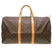 Pre-owned Canvas travel-bags Louis Vuitton Vintage , Brown , Unisex