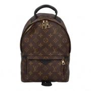 Pre-owned Leather backpacks Louis Vuitton Vintage , Black , Dames