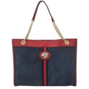 Pre-owned Leather gucci-bags Gucci Vintage , Blue , Dames