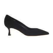 Zwarte Pump met 55mm Hak Ninalilou , Black , Dames