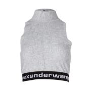 Pre-owned Cotton tops Alexander Wang Pre-owned , Gray , Dames