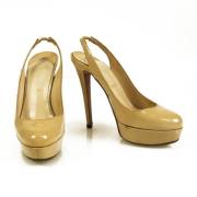 Pre-owned Sandalen Christian Louboutin Pre-owned , Beige , Dames