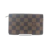 Pre-owned Canvas wallets Louis Vuitton Vintage , Brown , Dames