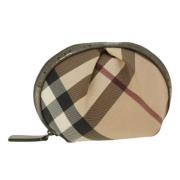 Pre-owned Canvas clutches Burberry Vintage , Beige , Unisex
