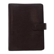 Pre-owned Leather wallets Louis Vuitton Vintage , Brown , Dames