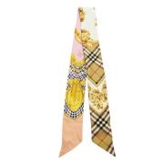 Pre-owned Silk scarves Burberry Vintage , Multicolor , Dames