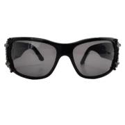 Pre-owned Plastic sunglasses Chanel Vintage , Black , Dames