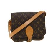 Pre-owned Canvas louis-vuitton-bags Louis Vuitton Vintage , Brown , Da...