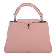 Pre-owned Leather handbags Louis Vuitton Vintage , Pink , Dames