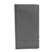 Pre-owned Leather wallets Bvlgari Vintage , Black , Heren