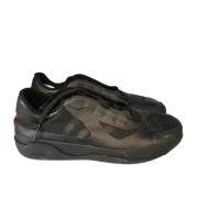 Pre-owned Canvas sneakers Prada Vintage , Black , Heren