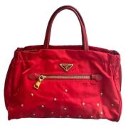 Pre-owned Nylon handbags Prada Vintage , Red , Dames