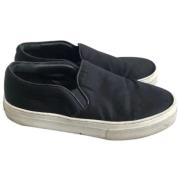 Pre-owned Canvas sneakers Celine Vintage , Black , Dames