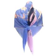 Pre-owned Cashmere scarves Chanel Vintage , Blue , Dames