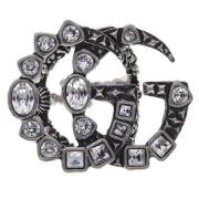 Tweedehands Zilveren Metalen Gucci Ring Gucci Vintage , Gray , Dames