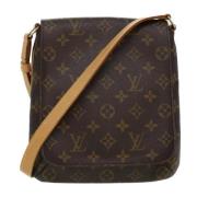 Pre-owned Canvas louis-vuitton-bags Louis Vuitton Vintage , Brown , Da...