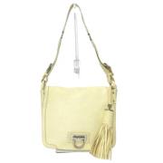 Pre-owned Leather shoulder-bags Salvatore Ferragamo Pre-owned , Yellow...