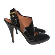 Pre-owned Leather heels Giuseppe Zanotti Pre-owned , Black , Dames