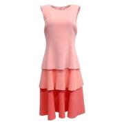 Pre-owned Wool dresses Oscar De La Renta Pre-owned , Pink , Dames