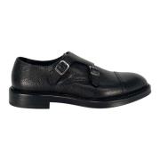 Zwarte Gespschoenen Doucal's , Black , Heren