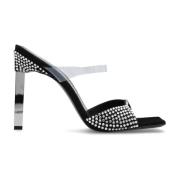 ‘Adele’ sandalen met glanzende applicaties The Attico , Black , Dames