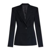 Blazer met puntige revers The Attico , Black , Dames