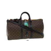 Bruin Canvas Louis Vuitton Keepall Louis Vuitton Vintage , Brown , Dam...