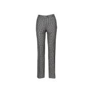 Pre-owned Wool bottoms Moschino Pre-Owned , Gray , Dames
