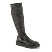 Zwarte Hoge Laarzenmet Ritssluiting Vagabond Shoemakers , Black , Dame...