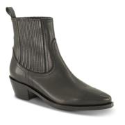 Trendy Cowboy Boot - Western Look B&Co , Black , Dames