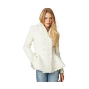 Herfst Boucle Blazer Loveshackfancy , Beige , Dames