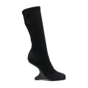 Stijlvolle Zwarte Neo Cantilever 11 Mid Calf Boot Rick Owens , Black ,...