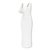 Geribbelde jurk The Attico , White , Dames