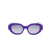 Paarse zonnebril met originele koffer Face a Face , Purple , Dames