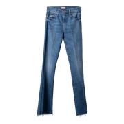 Straight Jeans Mother , Blue , Heren