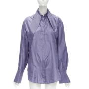 Pre-owned Silk tops Valentino Vintage , Purple , Dames