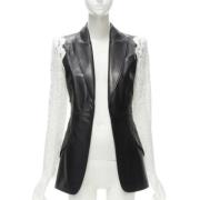 Pre-owned Leather outerwear Alexander McQueen Pre-owned , Black , Dame...