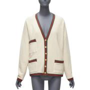 Pre-owned Cotton outerwear Gucci Vintage , Beige , Dames