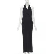 Pre-owned Acetate dresses Moschino Pre-Owned , Black , Dames