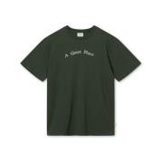 Biologisch Katoenen T-Shirt Forét , Green , Heren