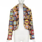 Pre-owned Polyester outerwear Moschino Pre-Owned , Multicolor , Dames