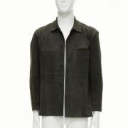 Pre-owned Suede outerwear Issey Miyake Pre-owned , Gray , Dames
