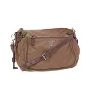 Pre-owned Nylon prada-bags Prada Vintage , Brown , Dames