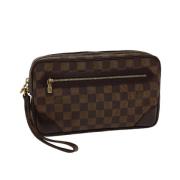 Pre-owned Canvas louis-vuitton-bags Louis Vuitton Vintage , Brown , Da...